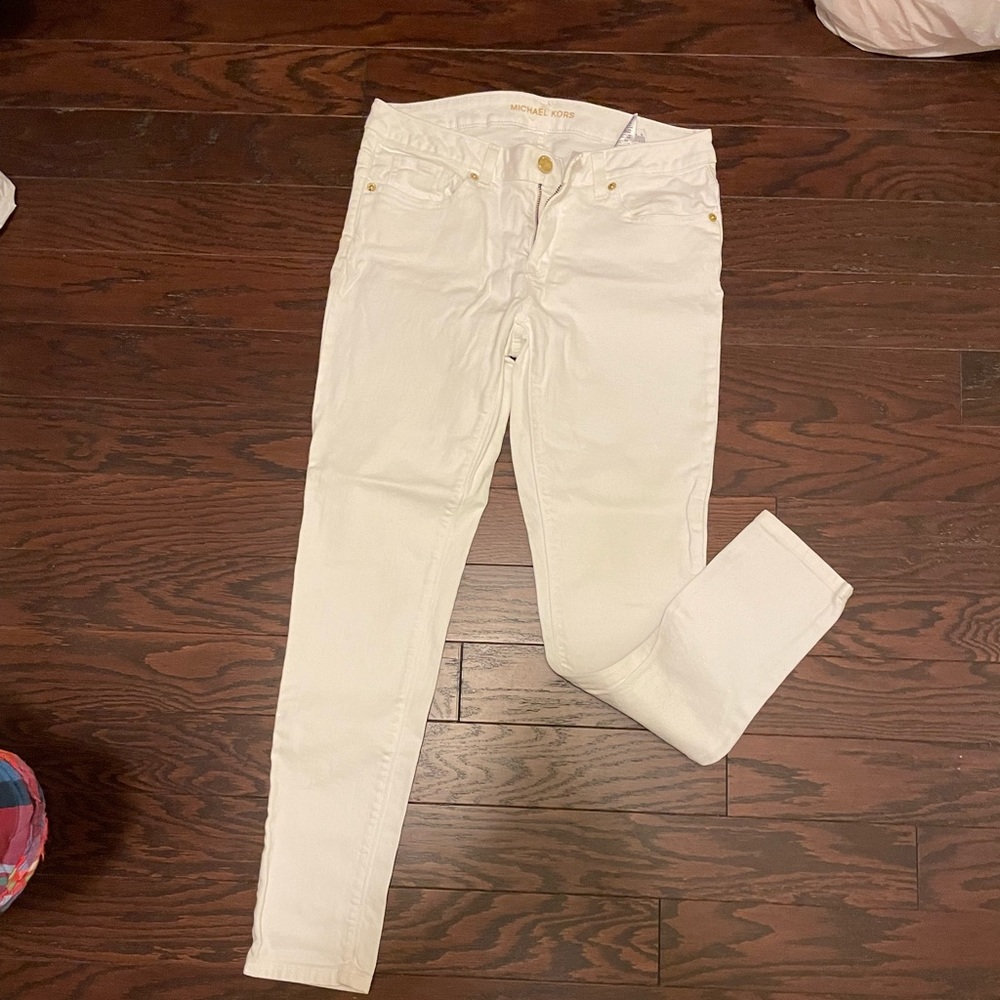 Michael Kors White Skinny Jeans